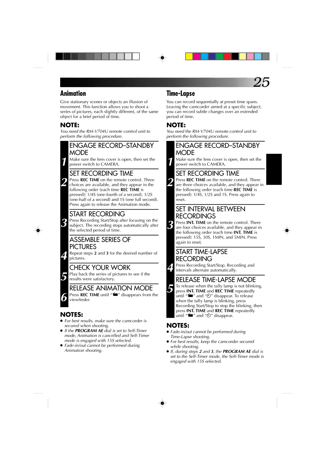 JVC GR-AX360, GR-AX460, GR-AX260 manual Check Your Work, Release Animation Mode 