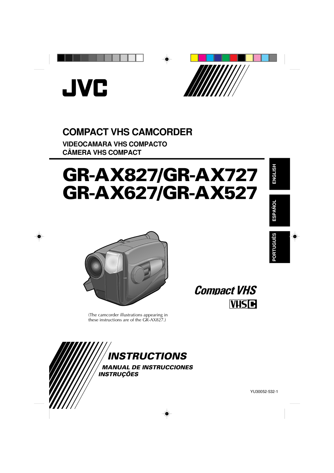 JVC manual GR-AX827/GR-AX727 GR-AX627/GR-AX527 