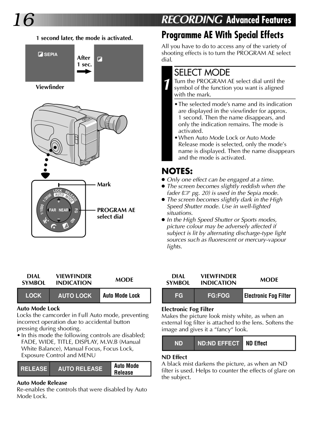 JVC GR-AX570, GR-AX270 specifications Indication, Dial Viewfinder Mode 