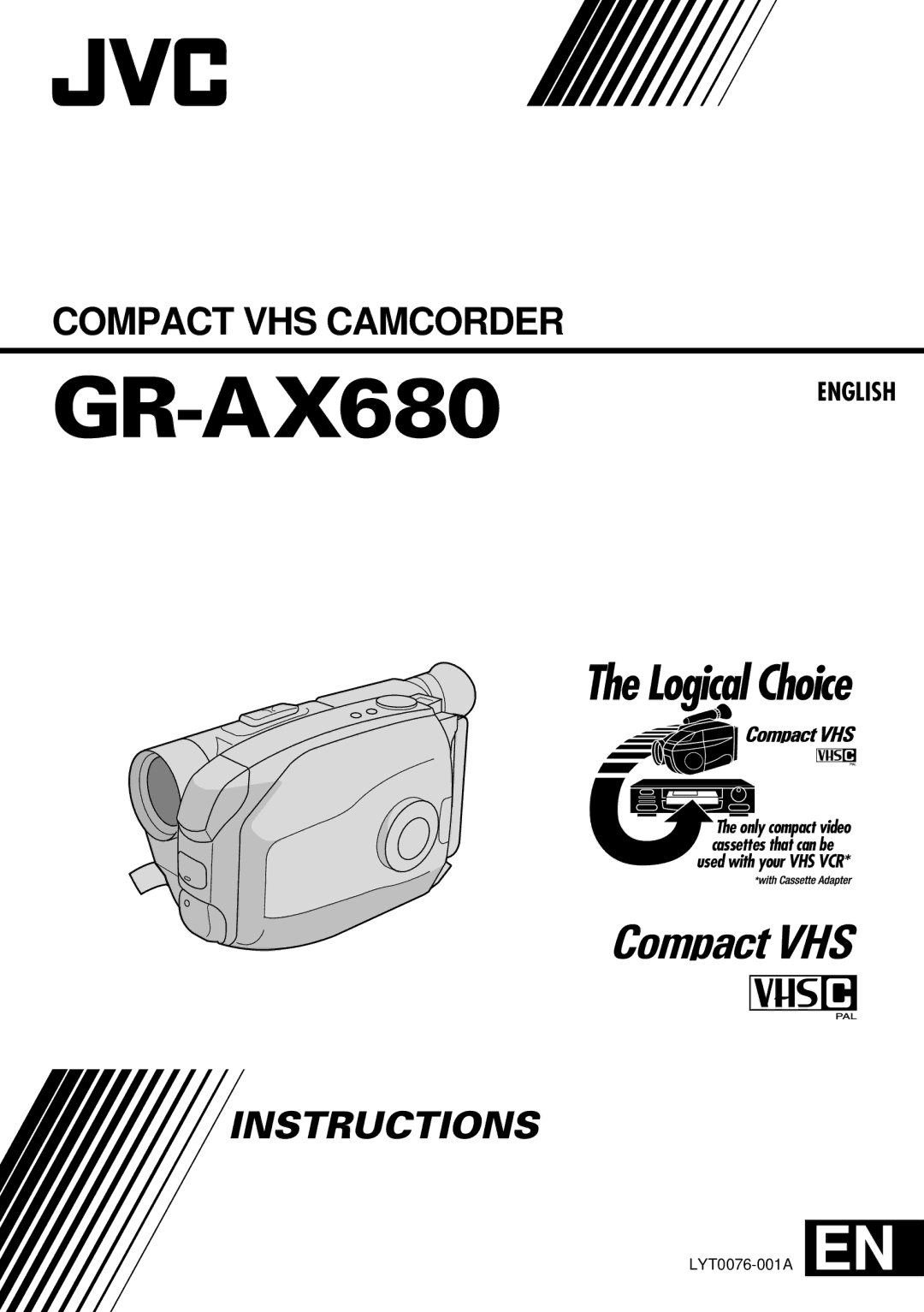 JVC GR-AX680 manual 