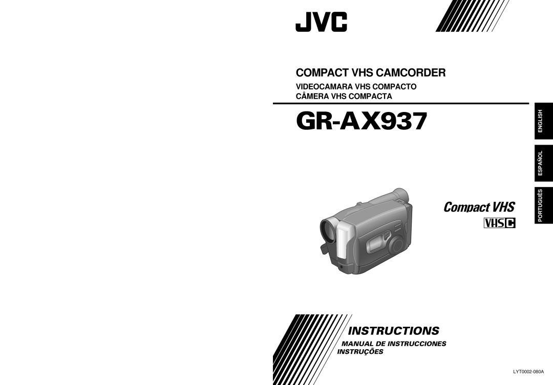 JVC GR-AX937 manual 