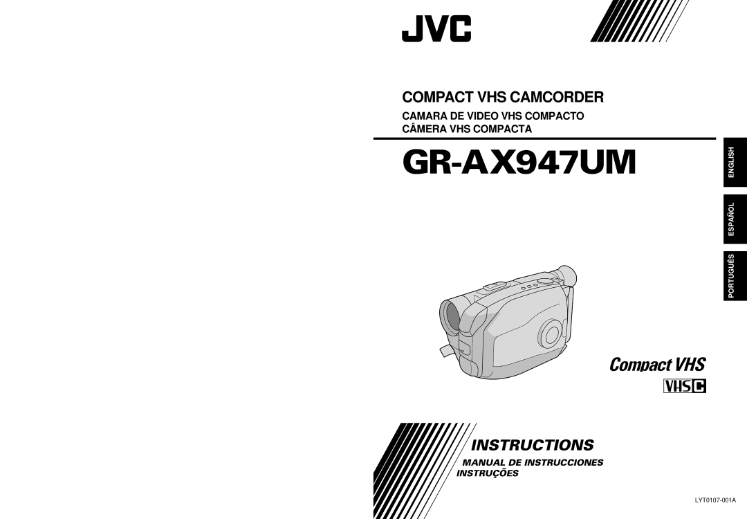 JVC GR-AX947UM manual 