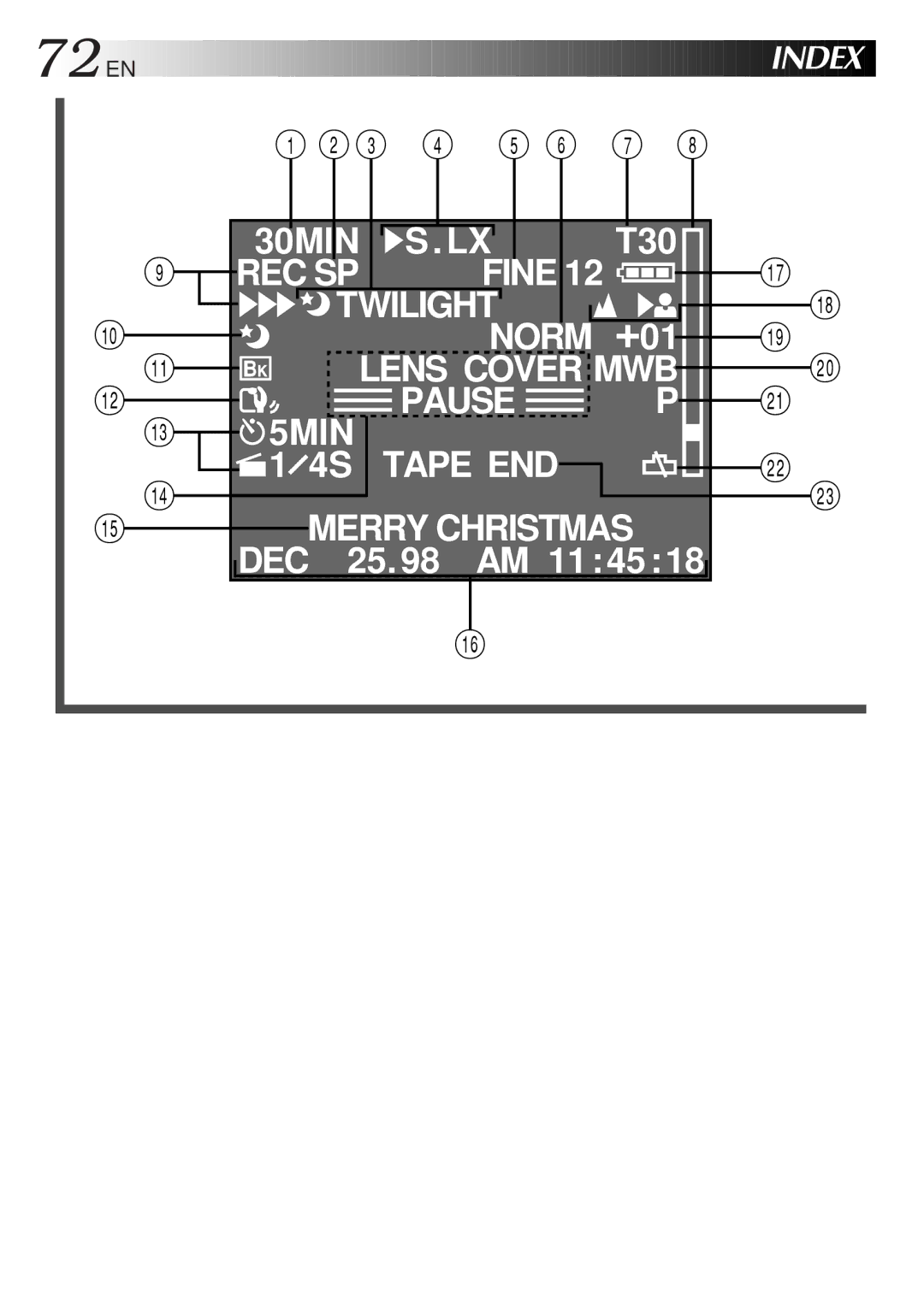 JVC GR-AX999UM, LYT0108-001A manual 72EN 