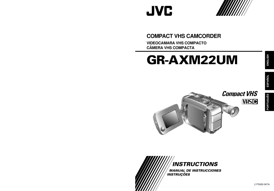 JVC GR-AXM22UM manual 