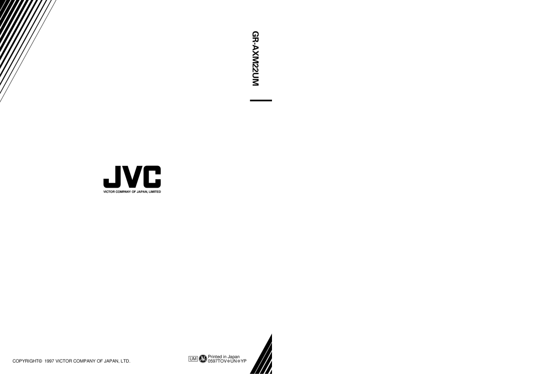 JVC GR-AXM22UM manual 