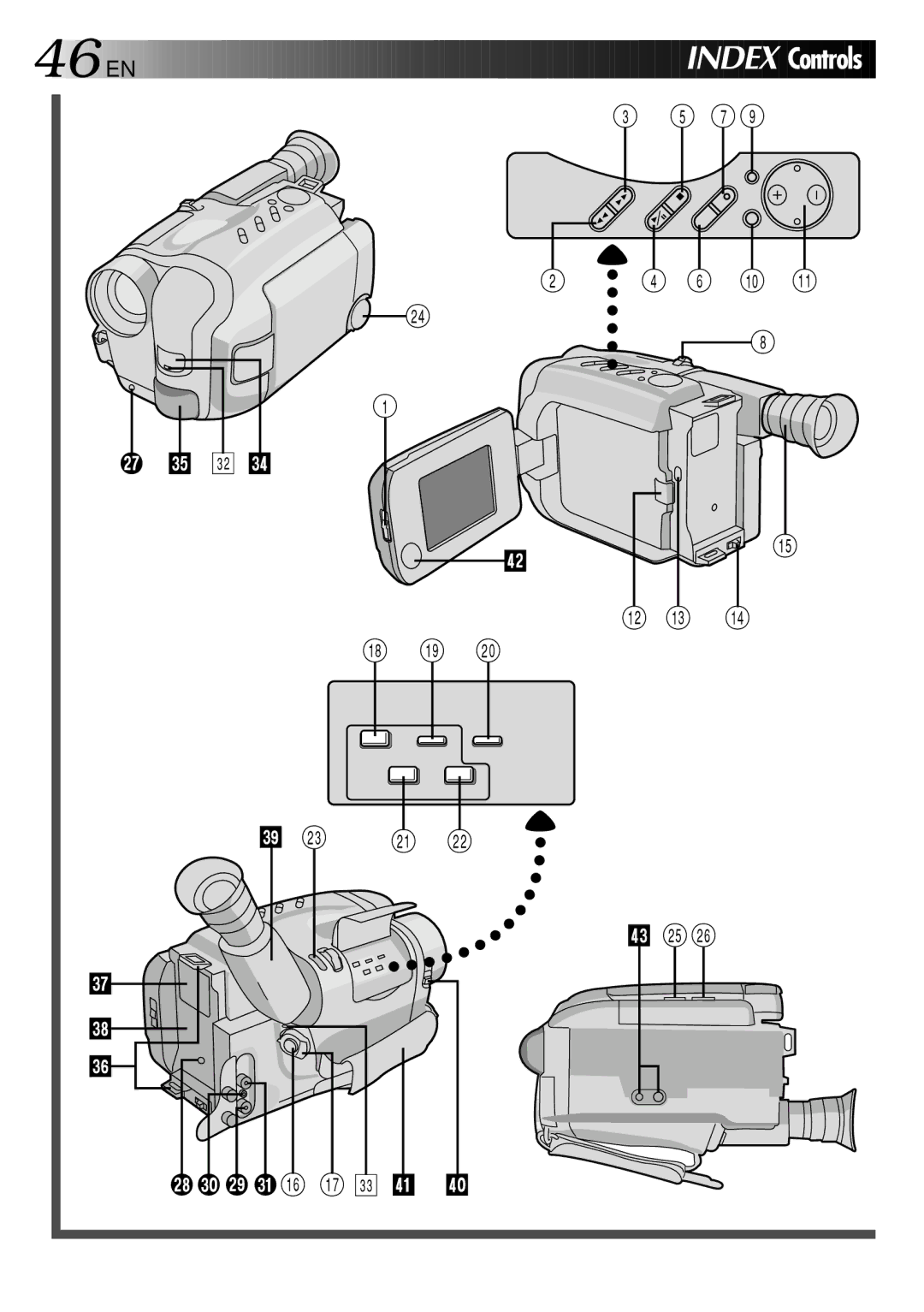 JVC GR-AXM25 manual 46EN 