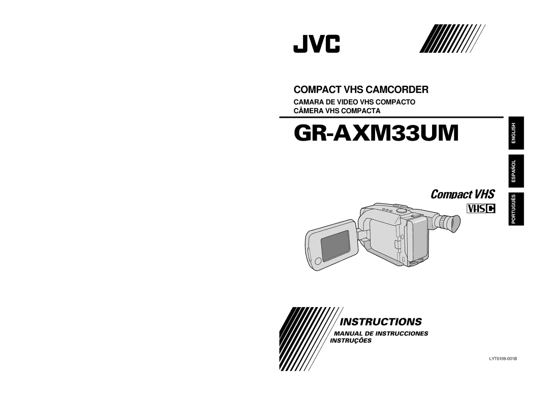 JVC GR-AXM33UM manual 