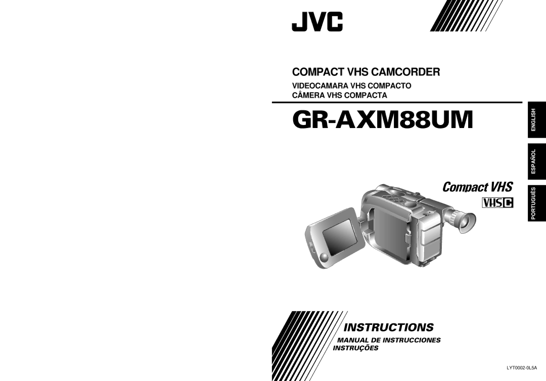 JVC LYT0002-0L5A manual GR-AXM88UM 