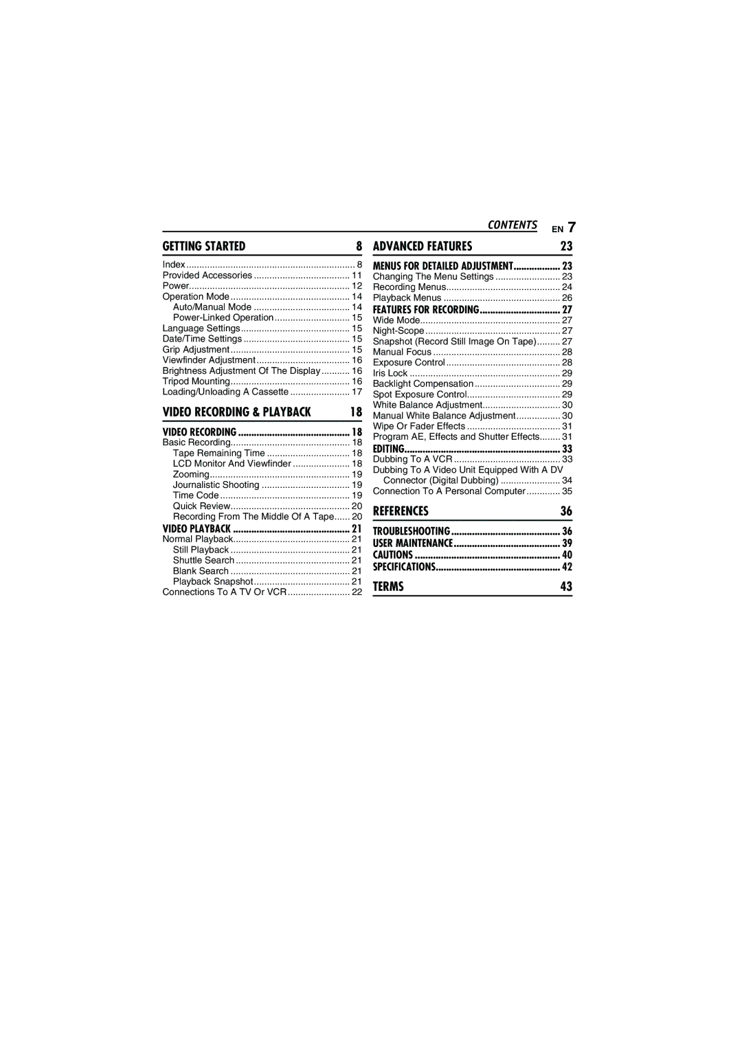 JVC GR-D320EK manual Power-Linked Operation, Playback Snapshot 