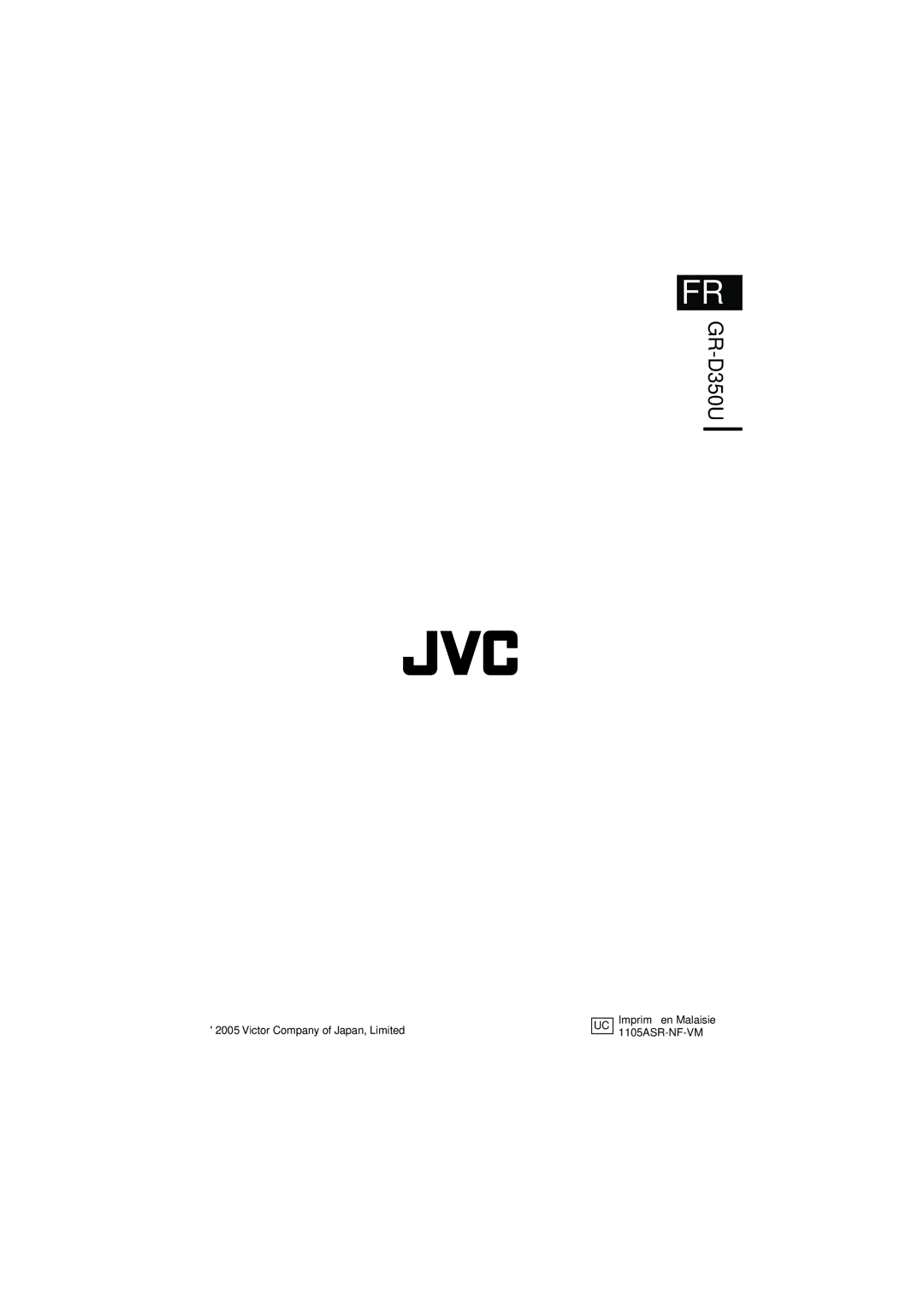 JVC GR-D350U manual 