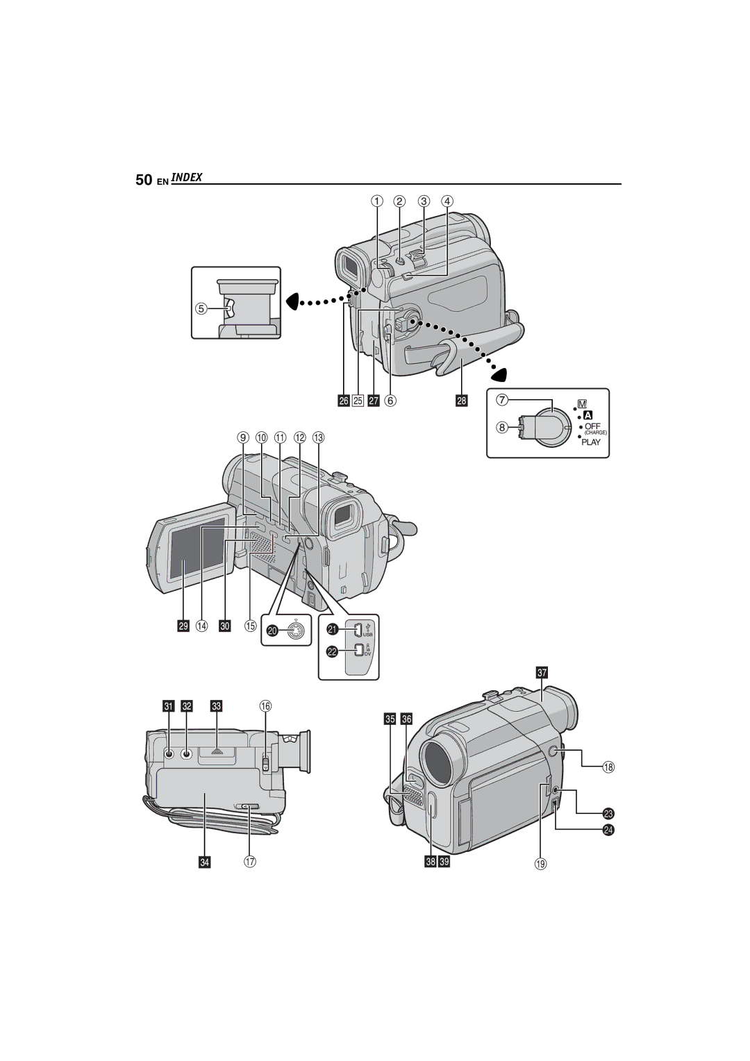 JVC GR-D72 manual EN Index 