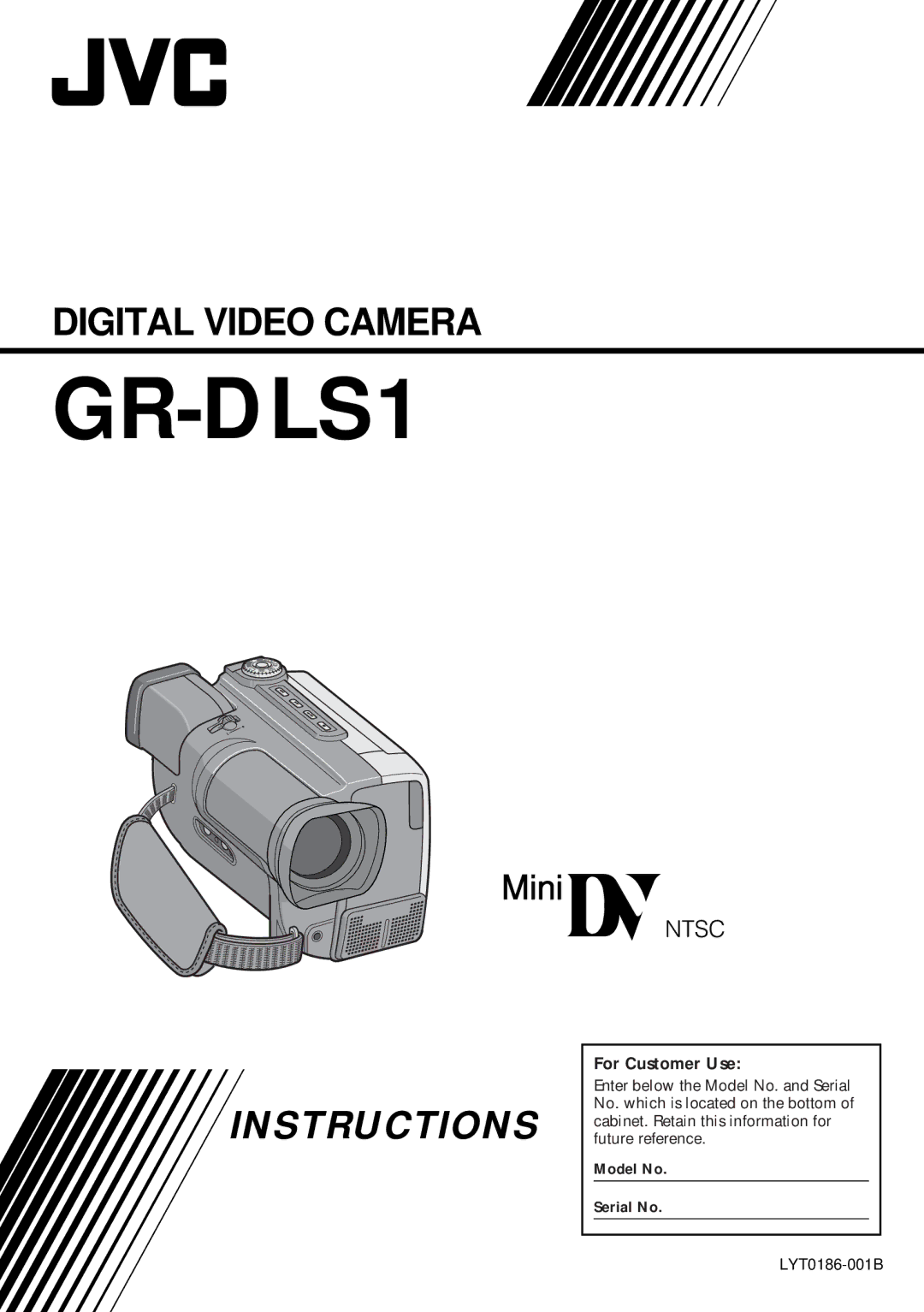 JVC GR-DLS1 manual For Customer Use 