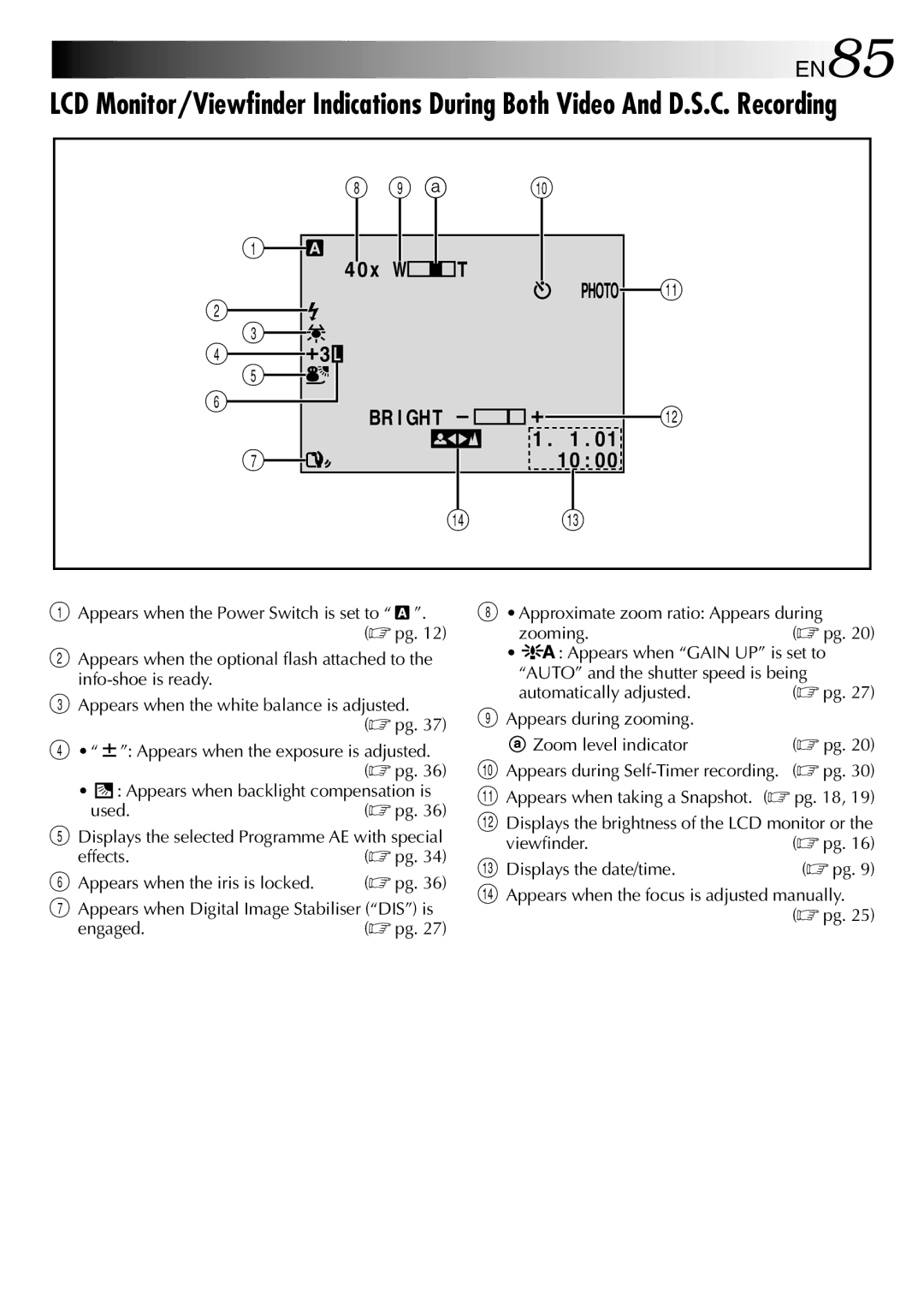 JVC GR-DV2000 specifications EN85 