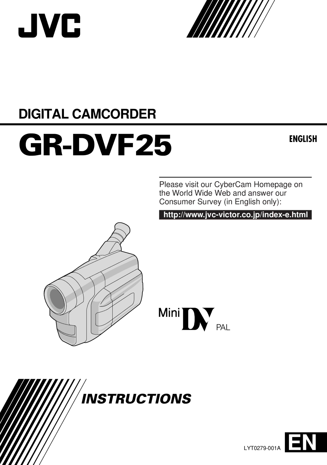 JVC GR-DVF25 manual 