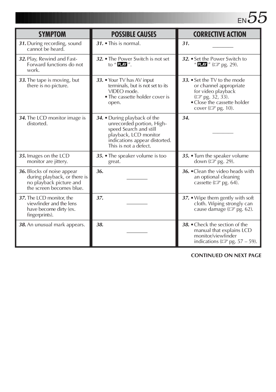 JVC LYT0610-001A, GR-DVL107 specifications During recording, sound 