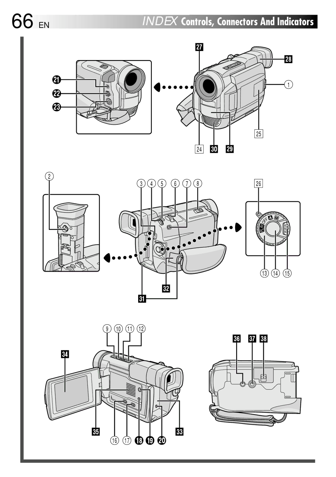 JVC GR-DVL108, GR-DVL109, GR-DVL309, GR-DVL308 specifications 66 EN, 345 6 7 # $ % 