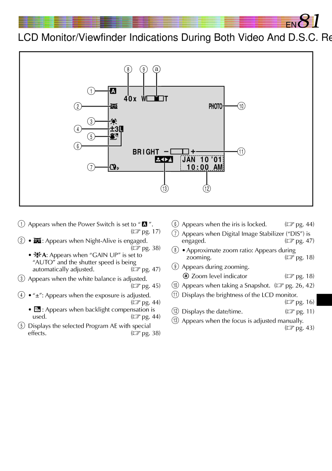 JVC GR-DVL815 specifications EN81 