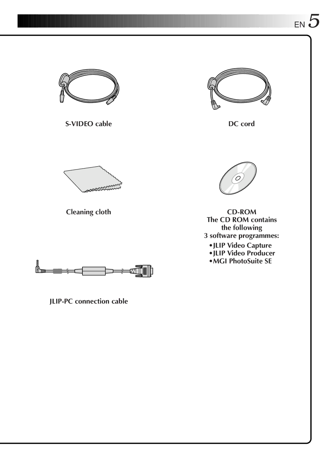 JVC GR-DVL9000 manual Cd-Rom 