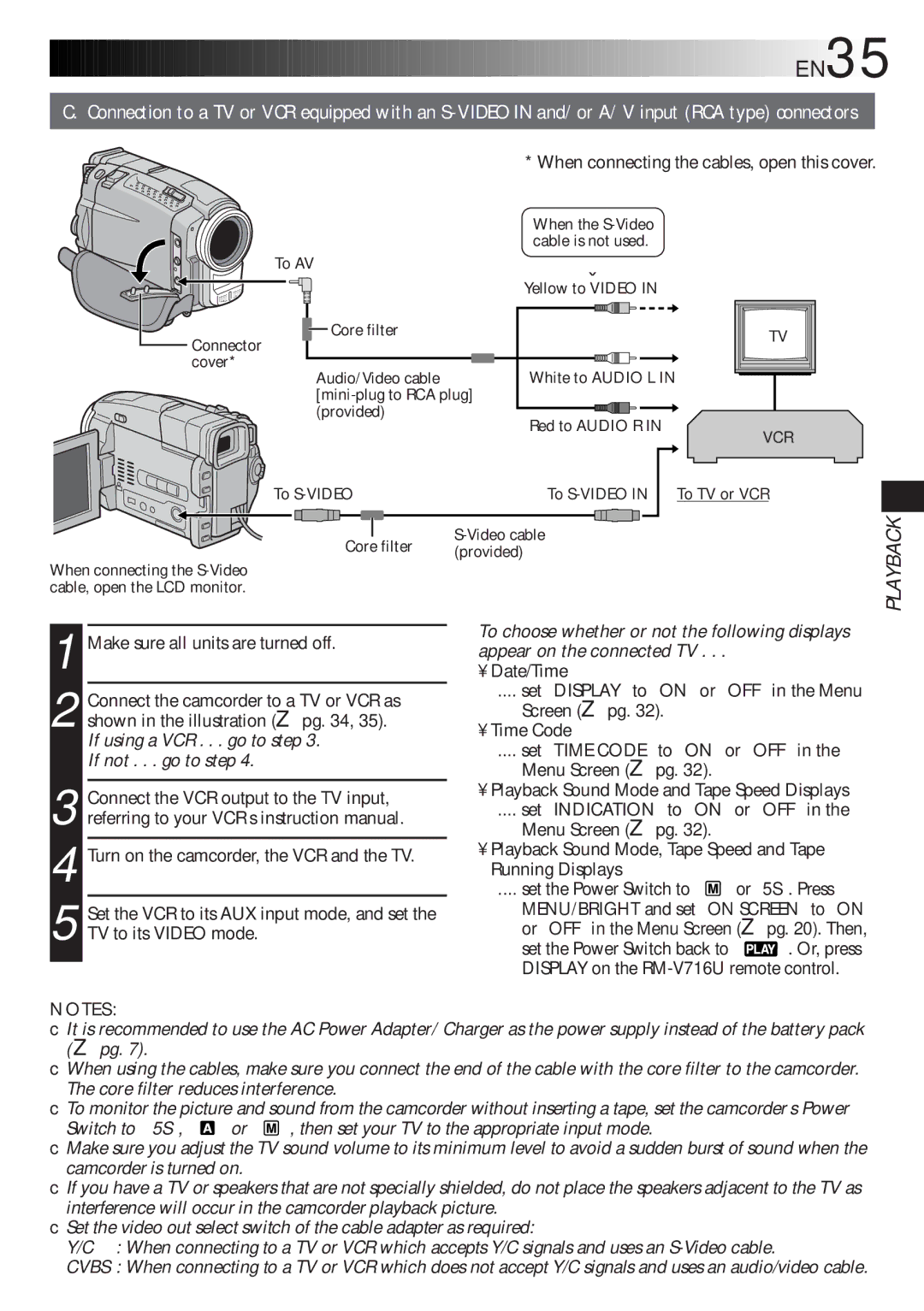 JVC GR-DVL9200 specifications EN35 