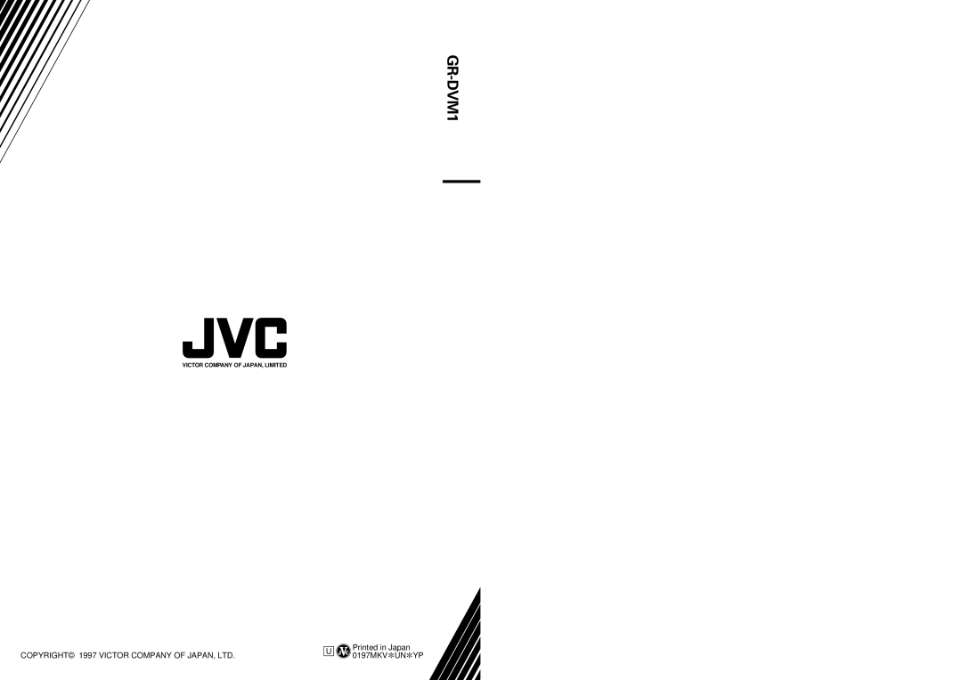 JVC GR-DVM1 manual 