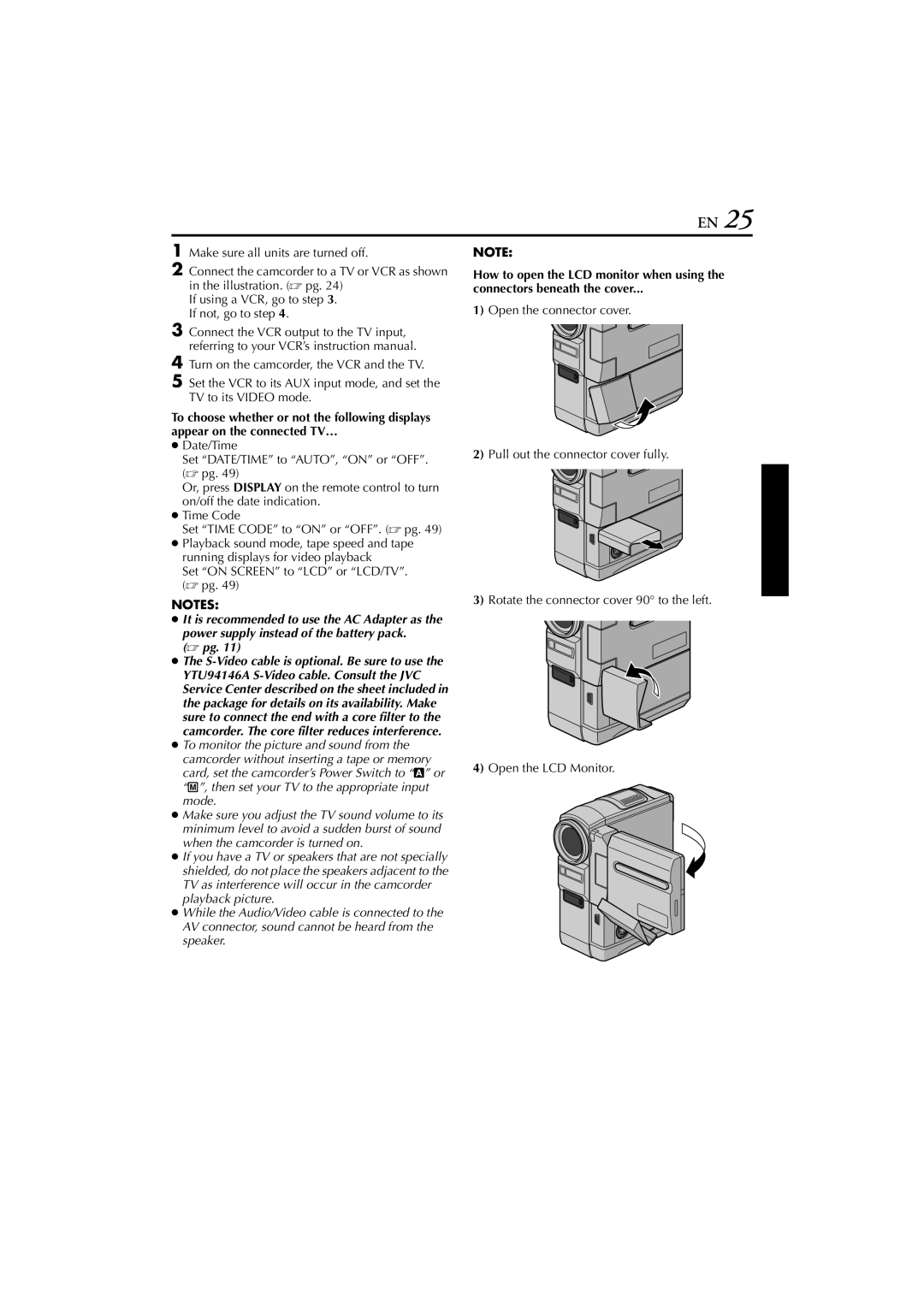 JVC GR-DVM76 instruction manual  pg 