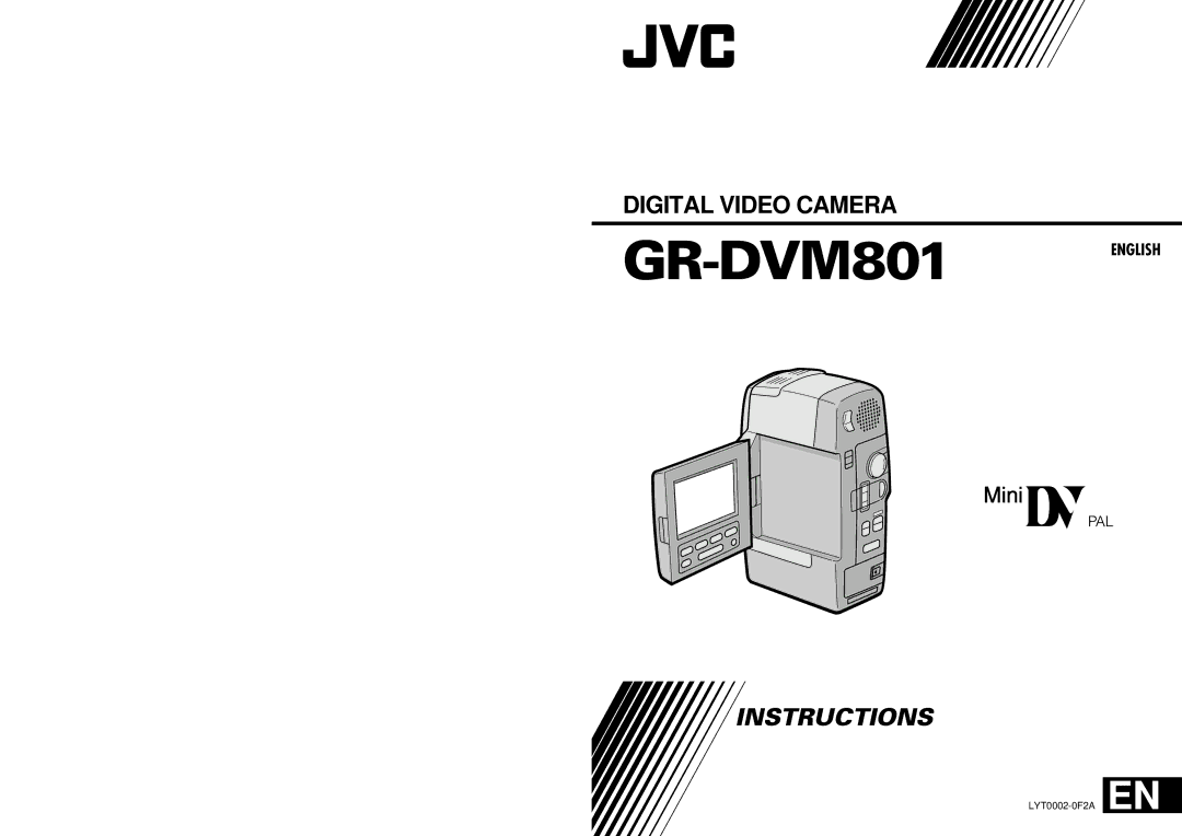 JVC LYT0002-0F2A manual GR-DVM801 