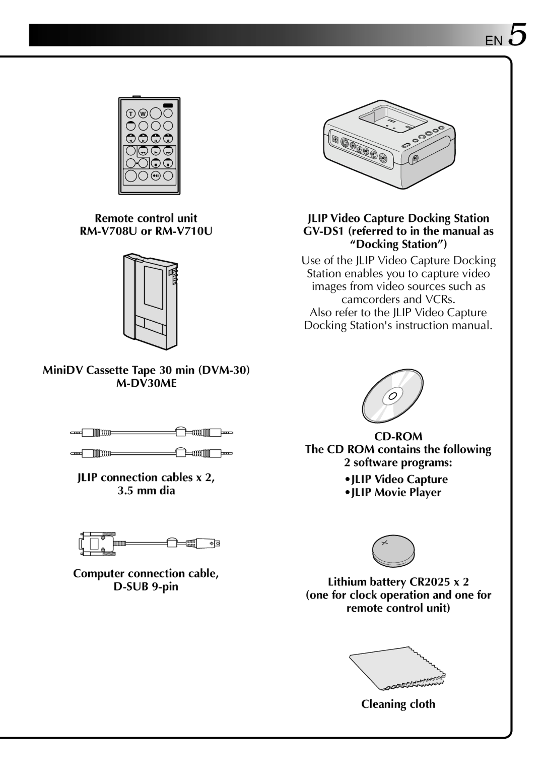 JVC LYT0002-0F2A, GR-DVM801 manual DV30ME, Cd-Rom 