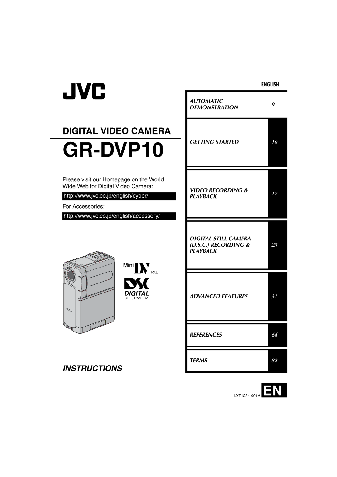 JVC GR-DVP10 manual 