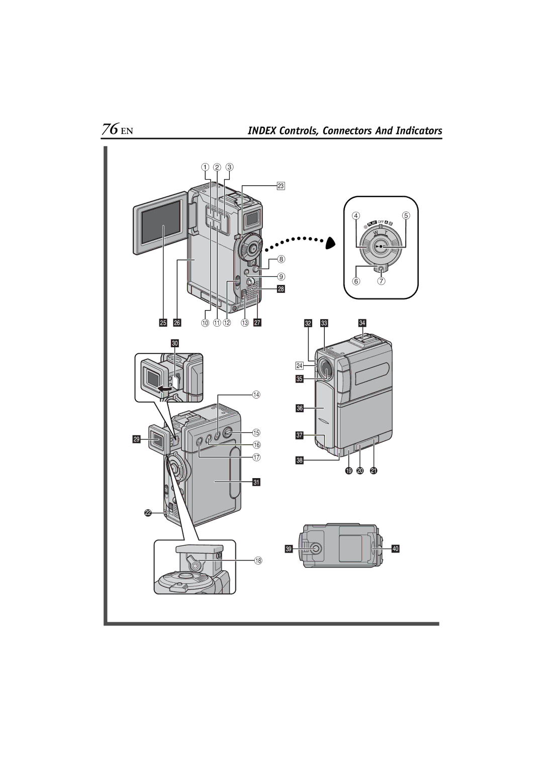 JVC GR-DVP10 manual 76 EN 