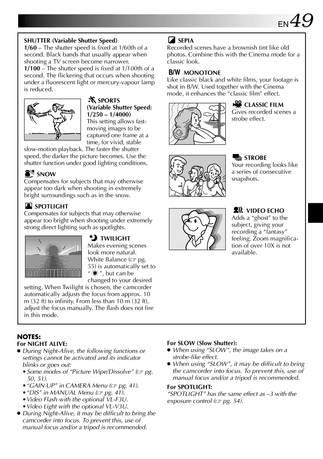 JVC GR-DVP3 specifications EN49 