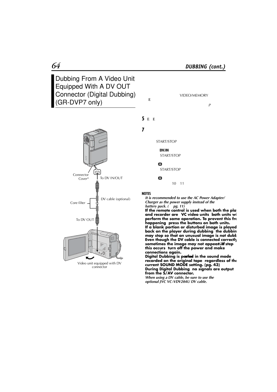 JVC GR-DVP7 instruction manual 64 EN 