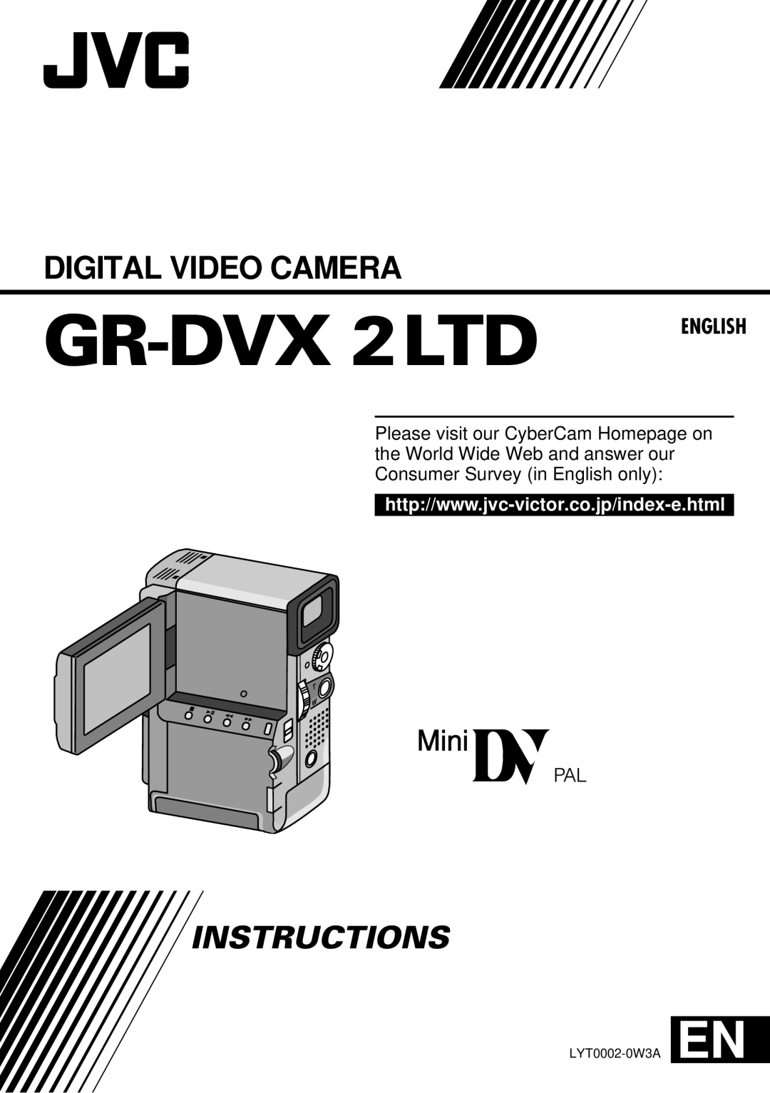 JVC LYT0002-0W3A, GR-DVX 2LTD manual Instructions 