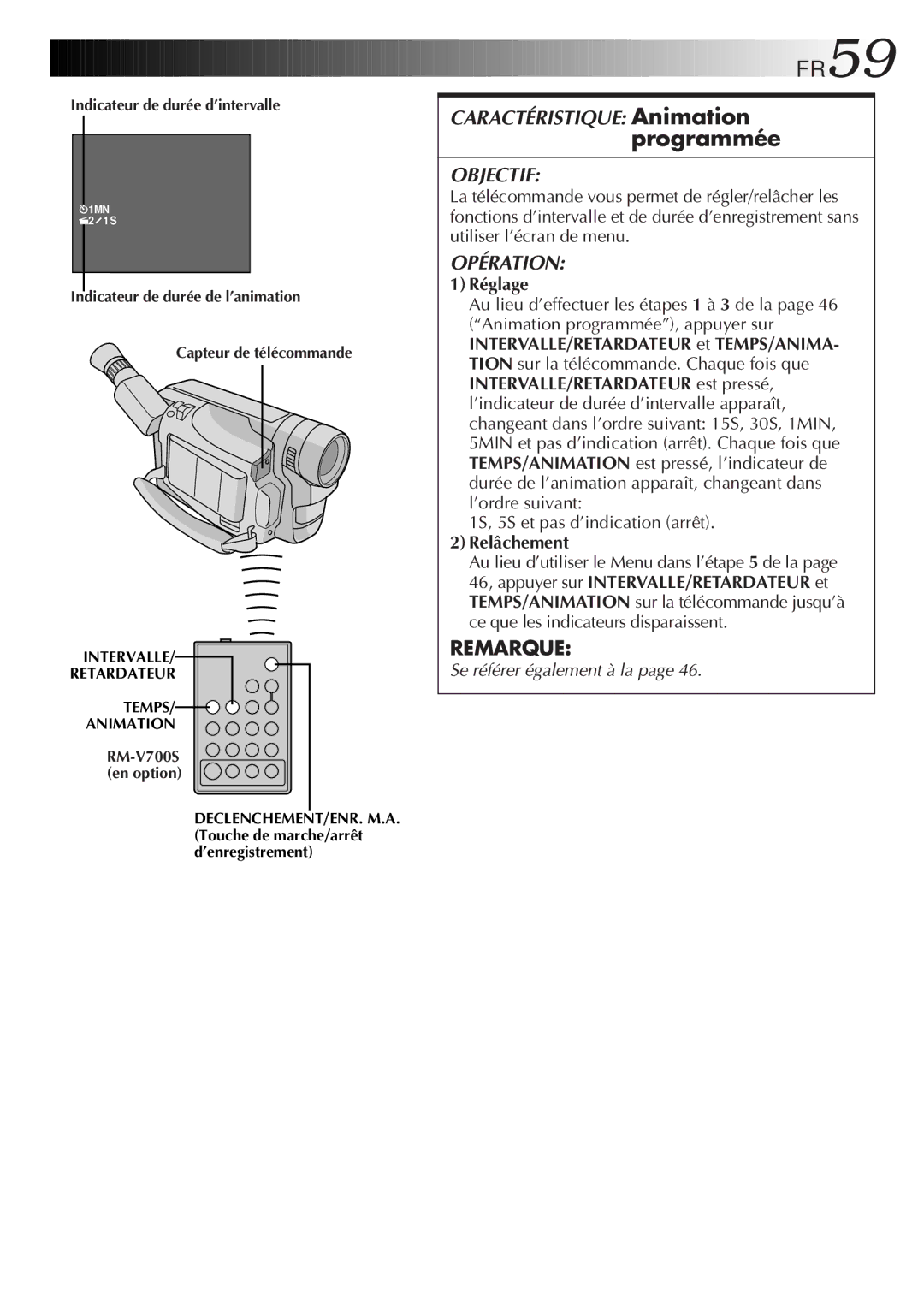 JVC GR-FXM106S manual FR59, Programmée 