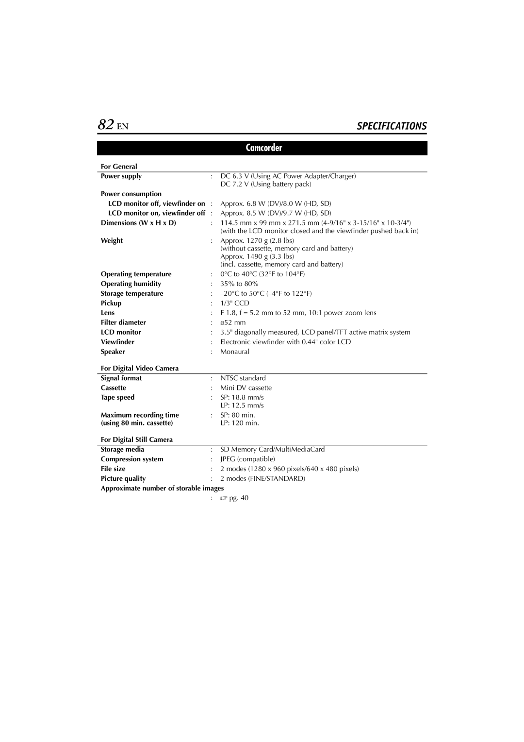 JVC LYT1154-001C, GR-HD1, 0503-FO-ID-VP manual 82 EN 