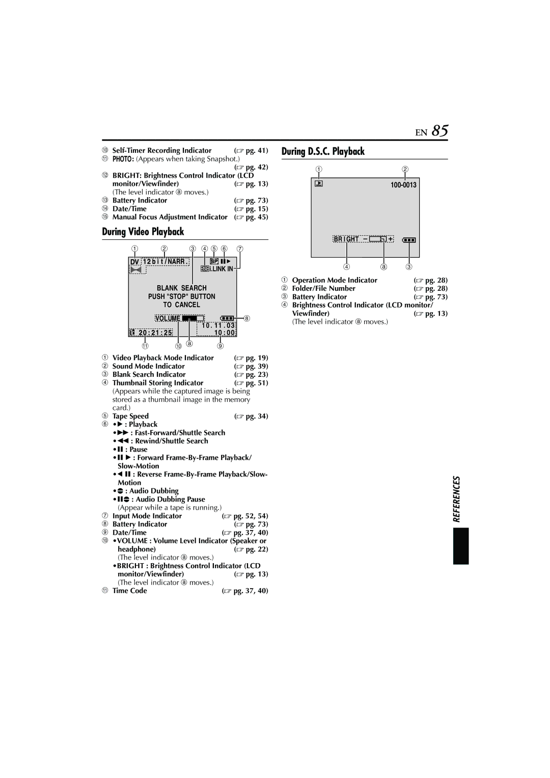 JVC LYT1193-001A, GR-PD1 manual During Video Playback 