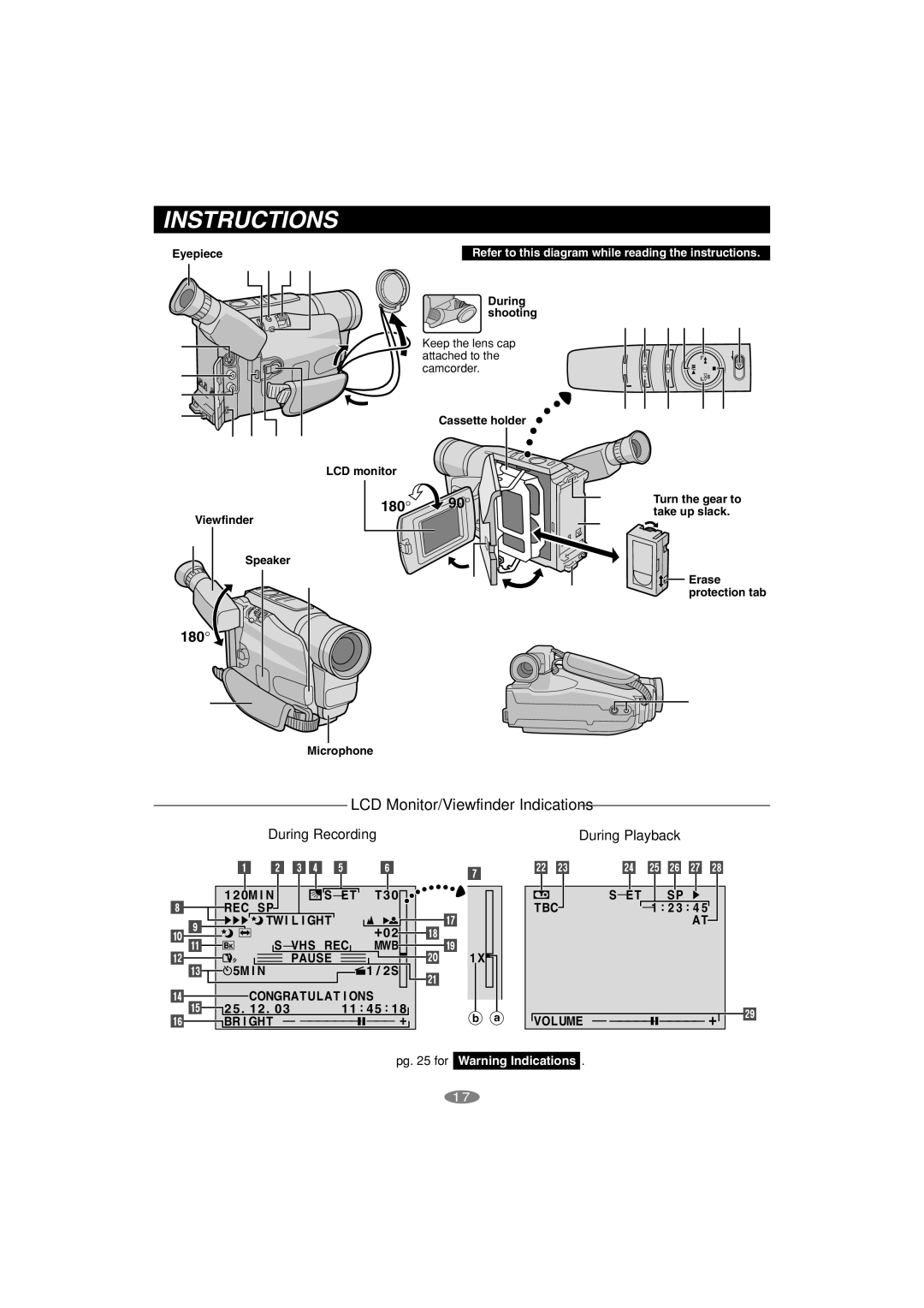 JVC LYT1133-001A, GR-SXM195AS manual 0M I N ET T 3, Tw I L I Ght, 5M I N, 5 2 4 5 1 Volume 