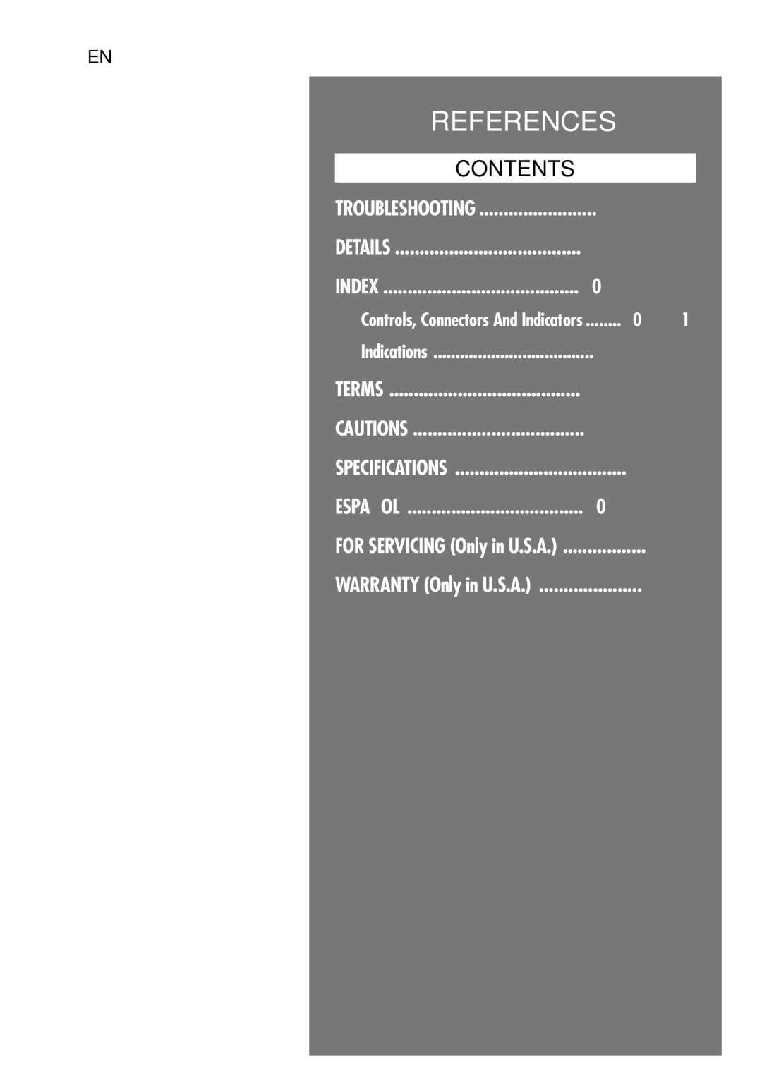 JVC GR-SXM730, GR-SXM930 specifications 54 EN, References 