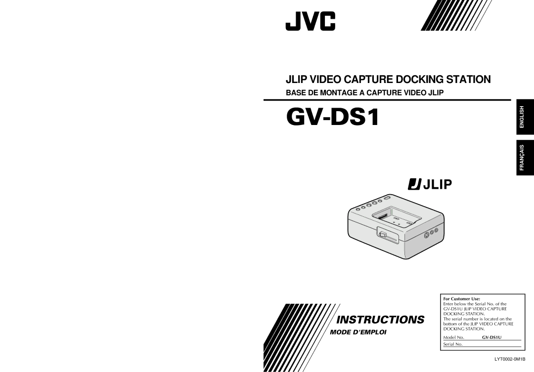 JVC GV-DS1U manual 