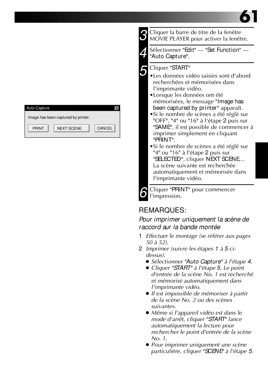 JVC GV-DS1U manual Auto Capture 