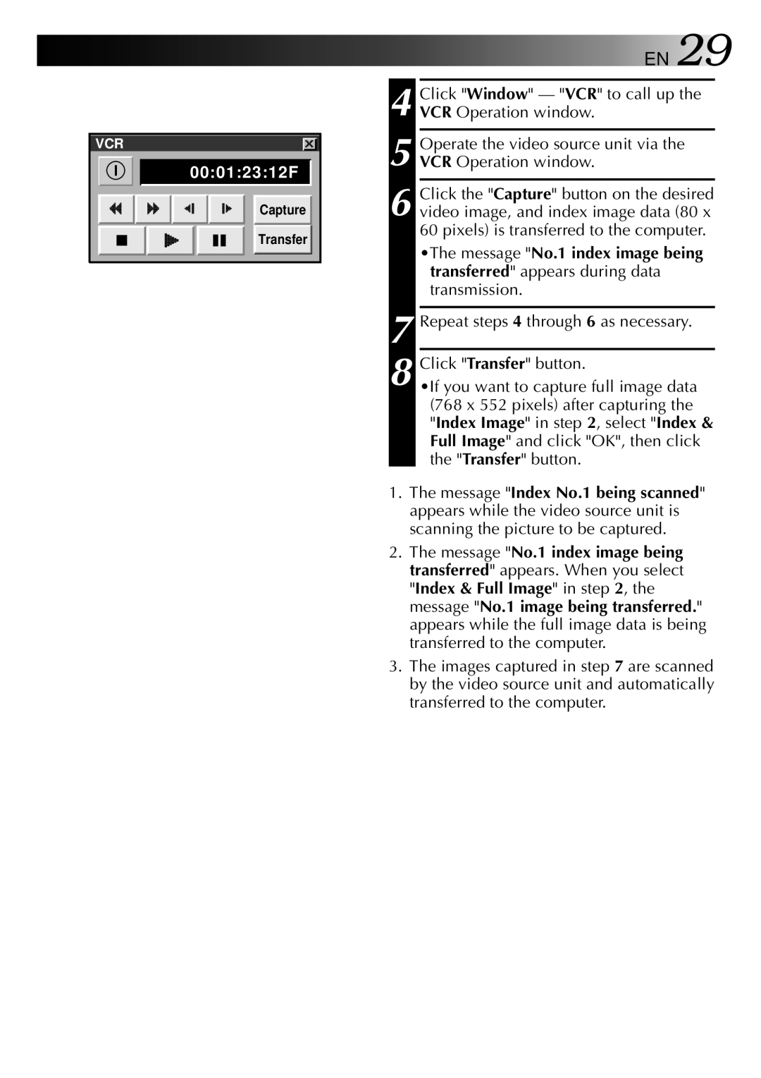 JVC GV-DS2 manual Transfer 