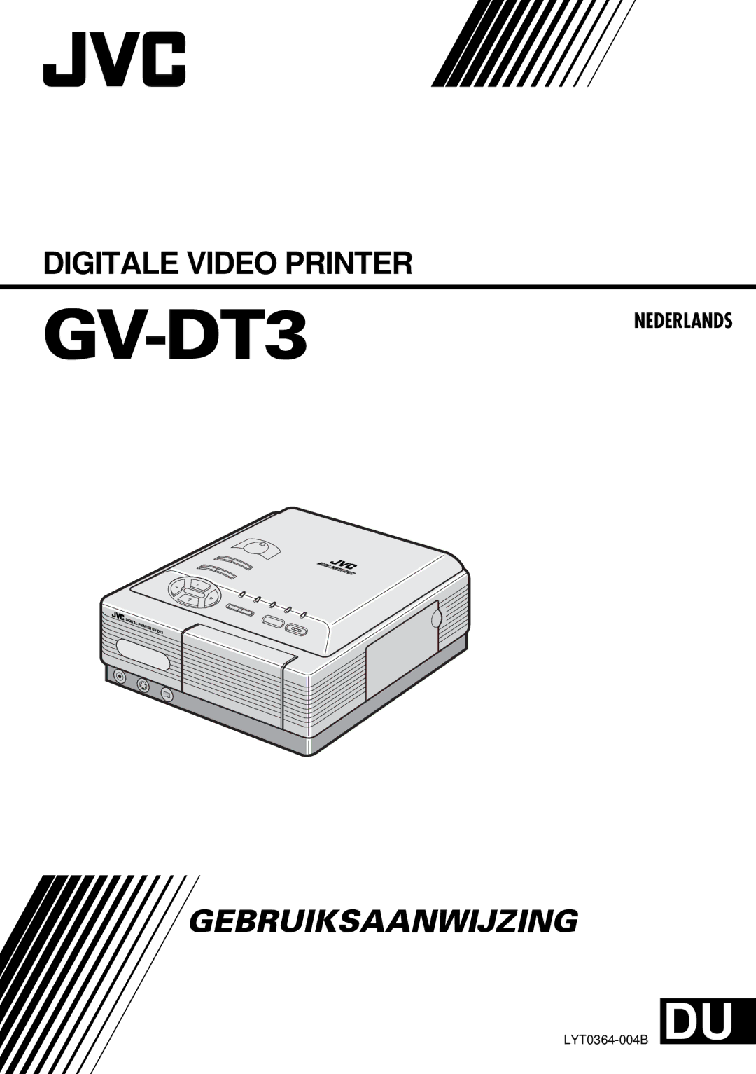 JVC GV-DT3 manual Nederlands 