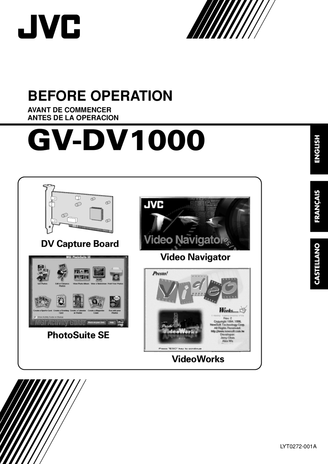 JVC GV-DV1000 manual 