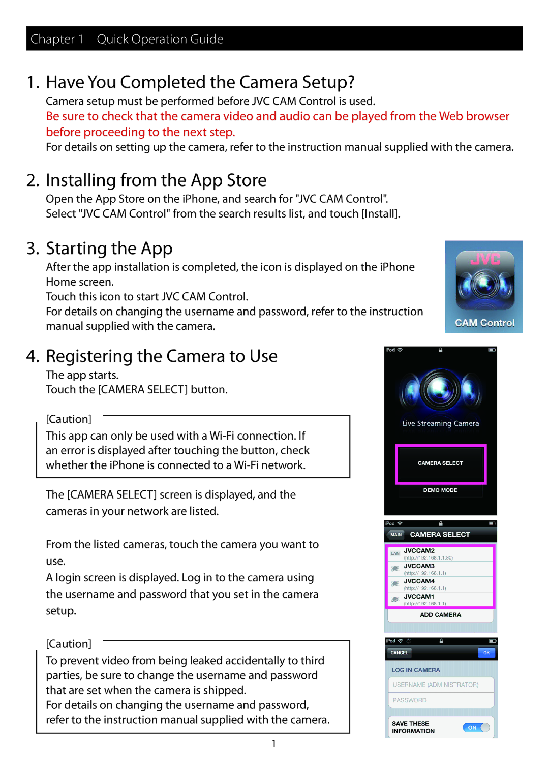 JVC GV-LS2, GV-LS1 instruction manual Have You Completed the Camera Setup?, Quick Operation Guide 