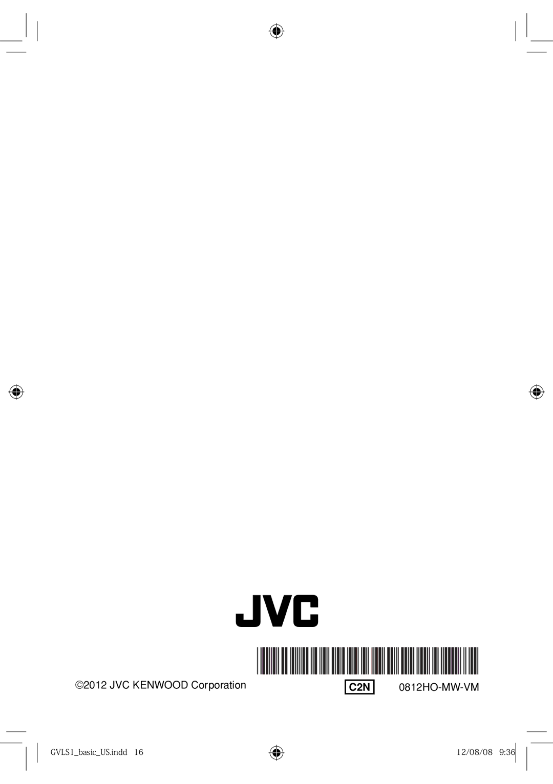 JVC GV-LS1 U specifications 0812HO-MW-VM 