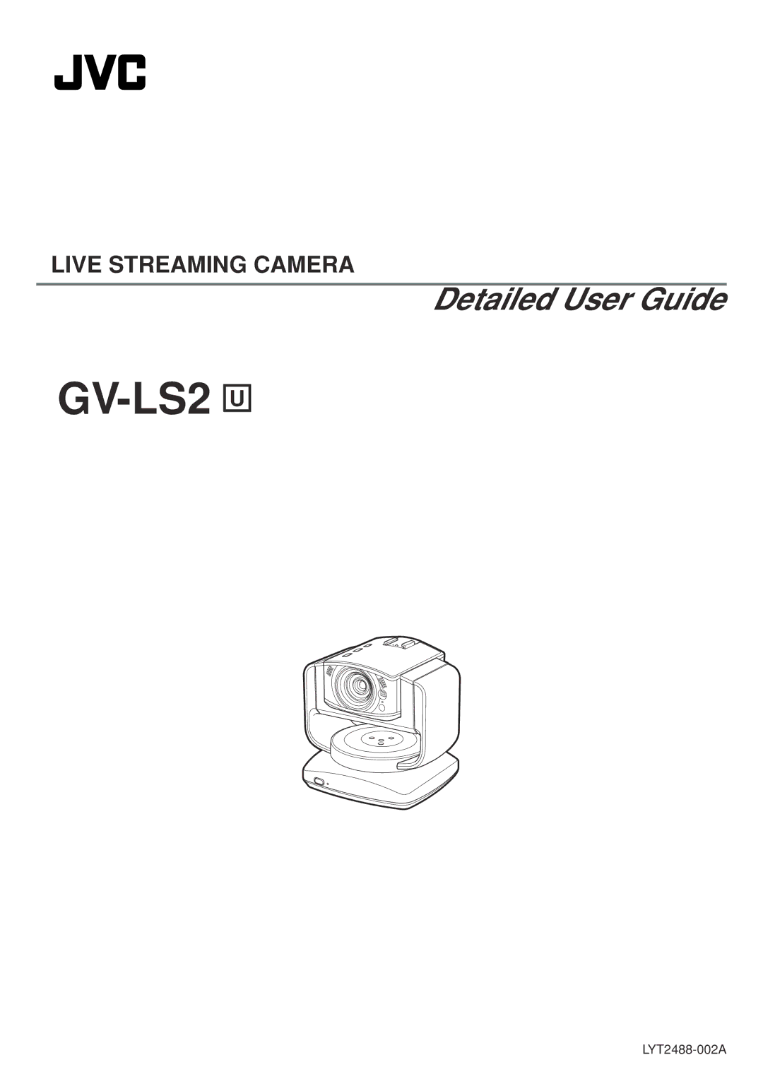 JVC GV-LS2 U manual 