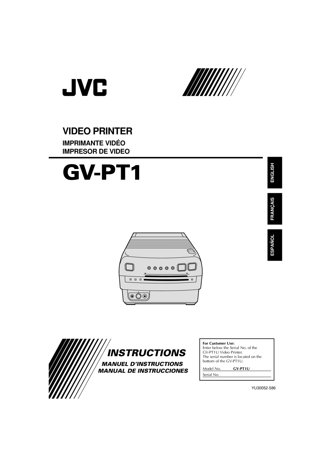 JVC GV-PT1 manual 