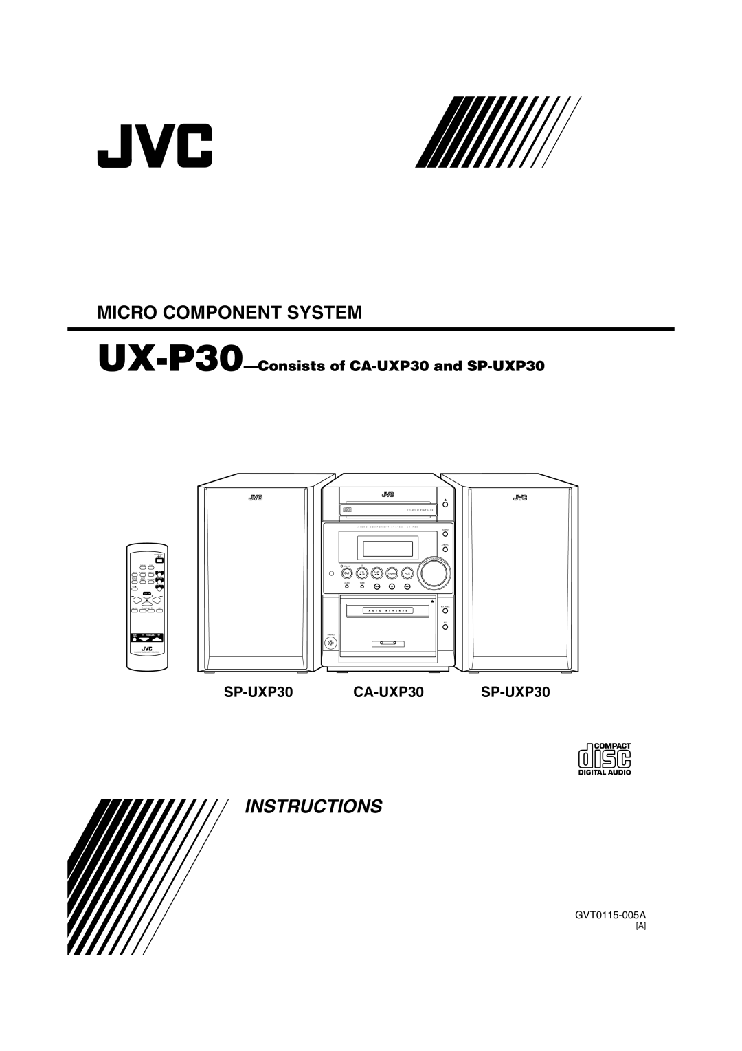 JVC GVT0115-005A manual Instructions 