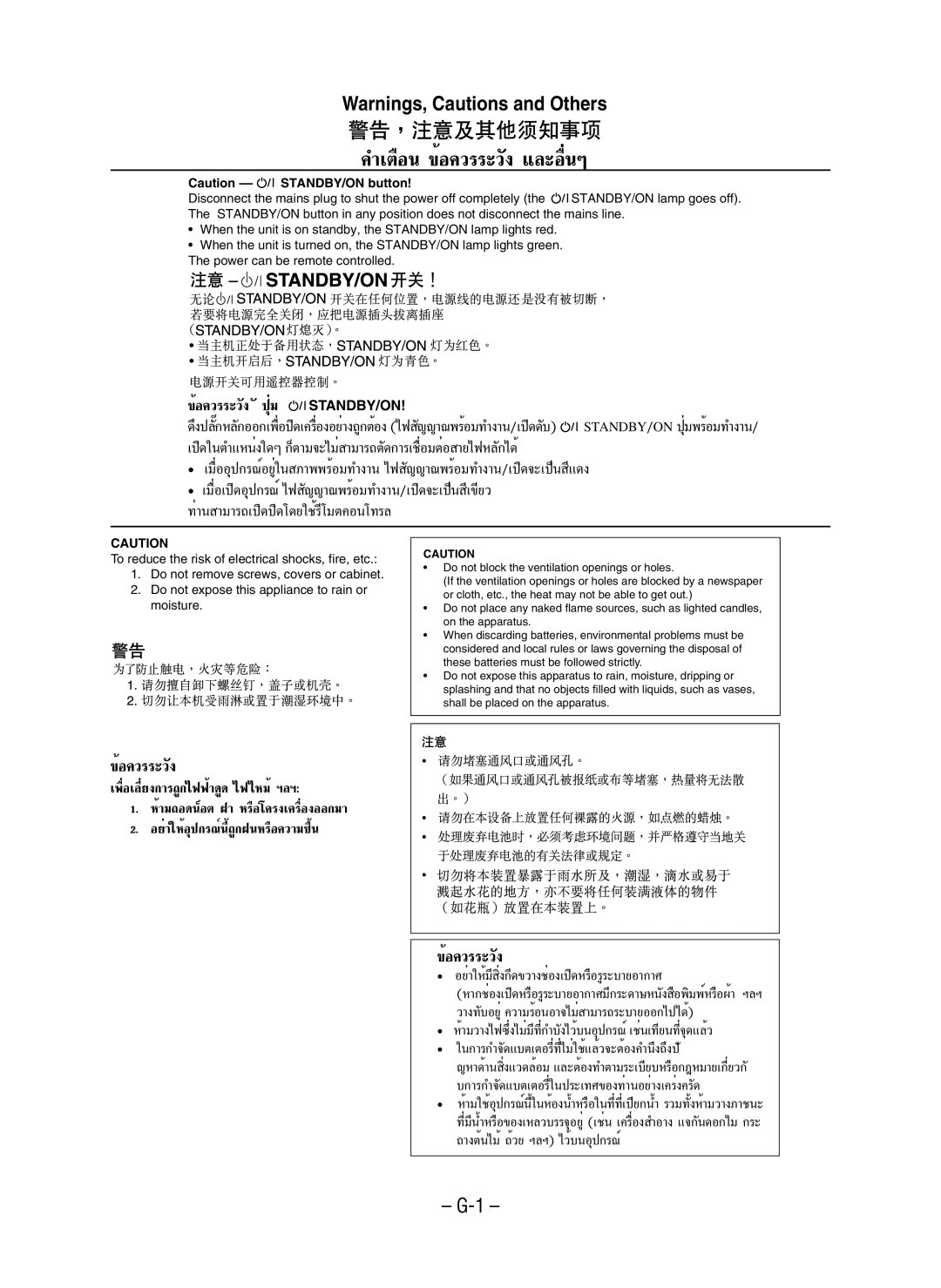 JVC UX-J66V, GVT0116-003B, UX-J55V manual §‡µÕπ ¢ÈÕ§«√√-«ß- ·≈-ÕËπÊ 