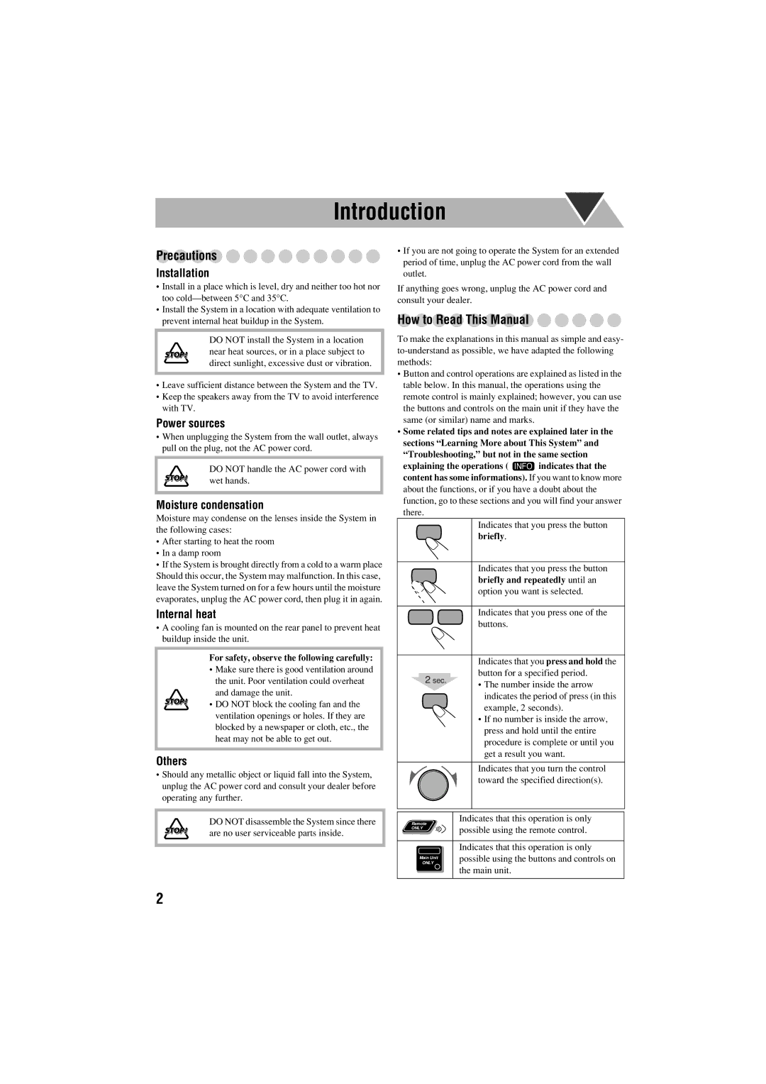 JVC GVT0125-003A manual Introduction, Precautions, How to Read This Manual 