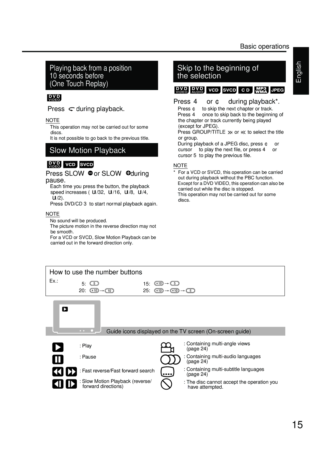 JVC GVT0142-001A manual One Touch Replay 